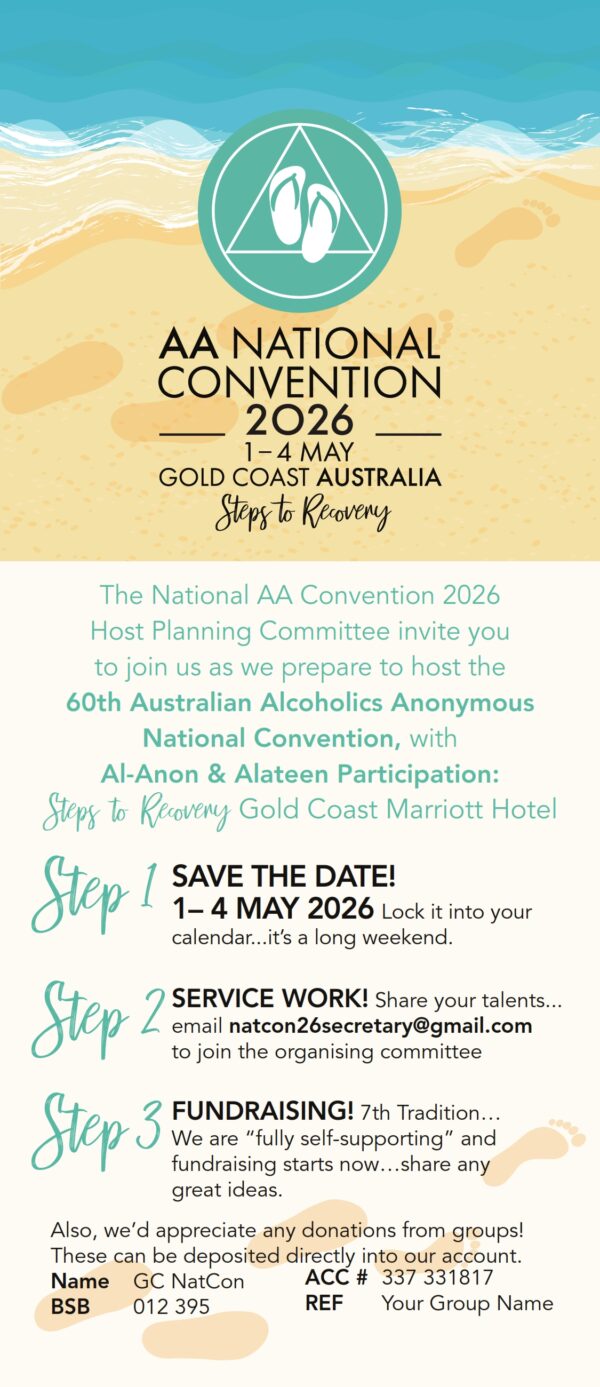 National Convention 2026 Gold Coast Alcoholics Anonymous